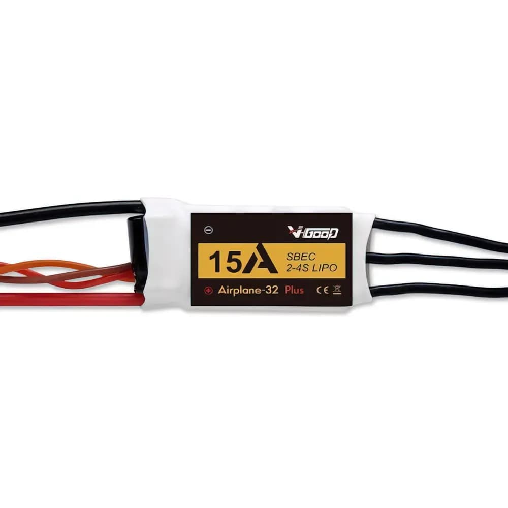 V-Good RC 32-Bit 2-4S Brushless ESC for RC Airplane - 15A - 4.8