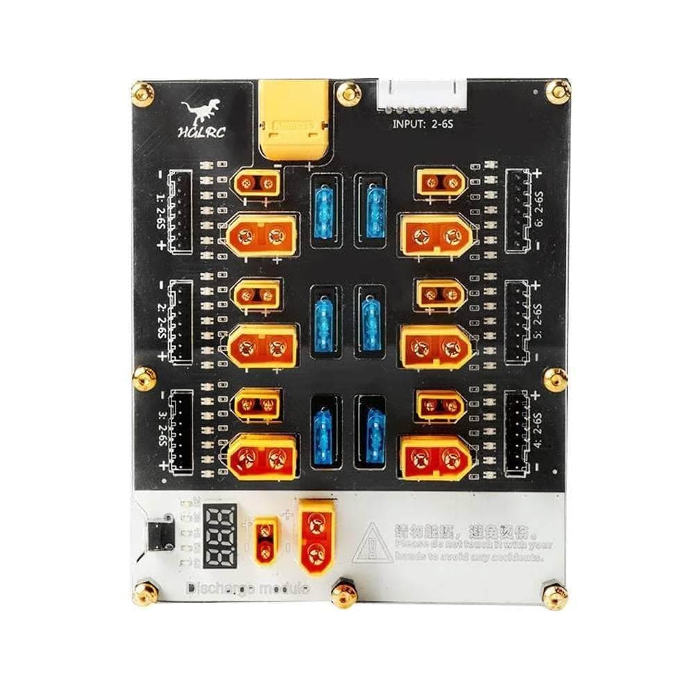 HGLRC Thor Pro 2-6S XT30 / XT60 Parallel Balance Charging Board (6 Port) for fpv drones 1