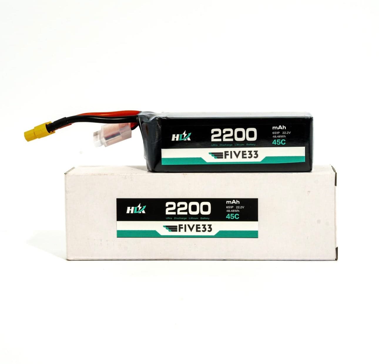 "Budget" 6s 2200 mAh Pro Spec Legal Battery for fpv drones 1