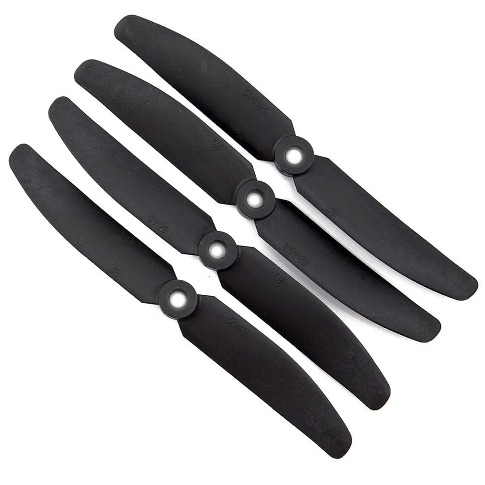 Gemfan 5x4 Carbon Nylon Propeller - 2 Blade (Set of 4 - Black) - 5" - Black for fpv drones 1