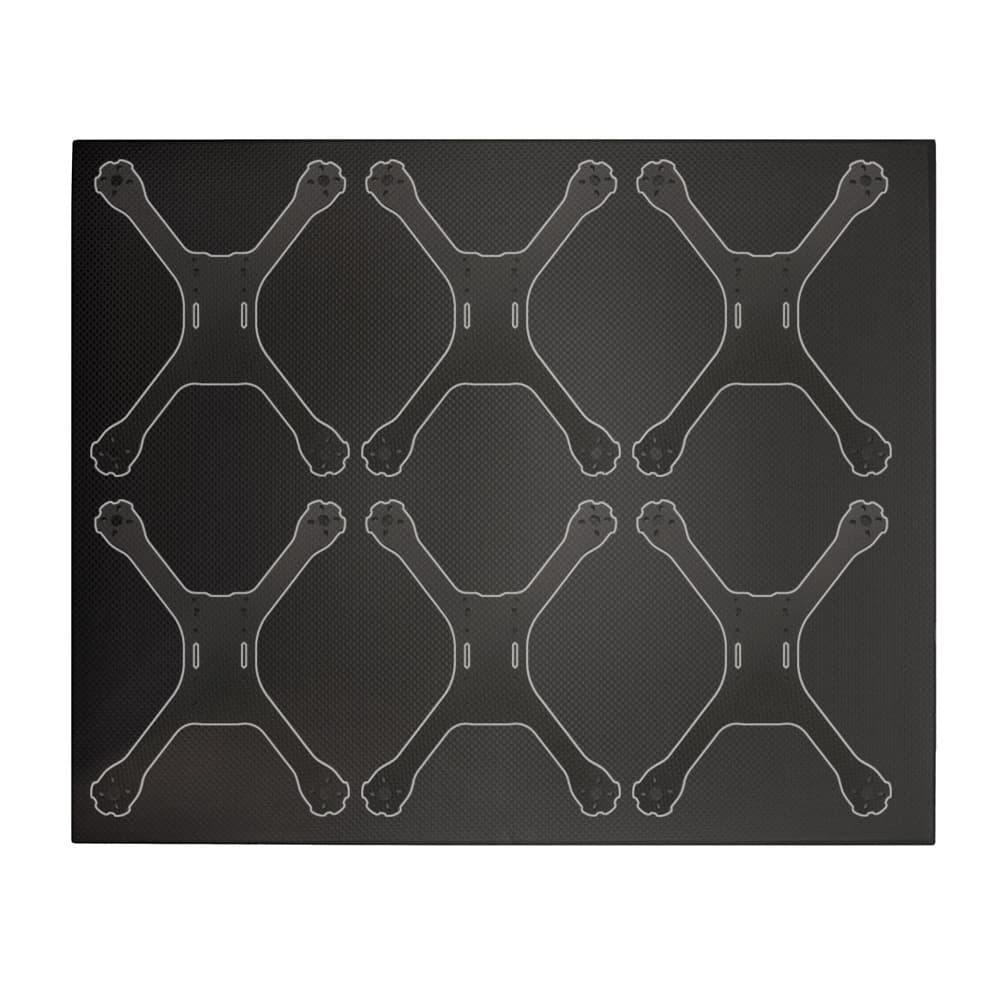 Lumenier 3K Carbon Fiber Sheet - 3mm Thick (400x500mm) - 16 - Black for fpv drones 5