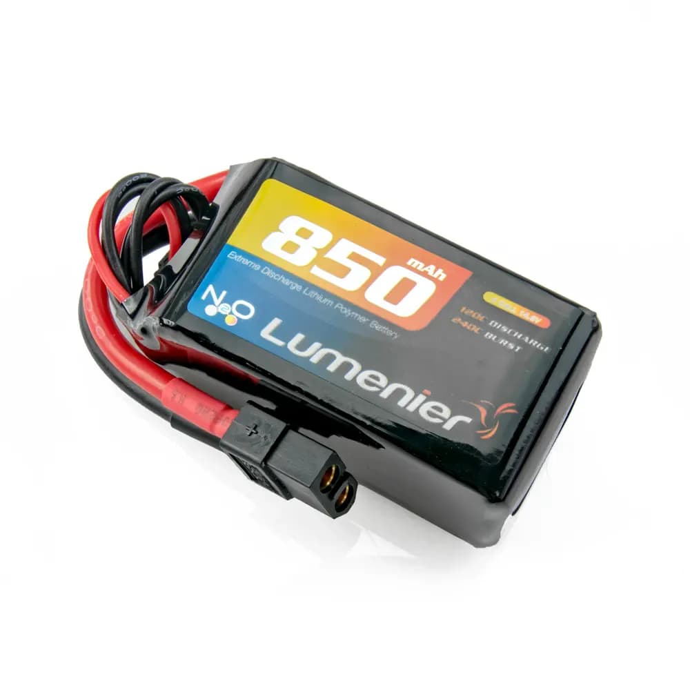 Lumenier N2O 850mAh 4s 120c Lipo Battery - 14.8 Volt (4 Cell) for fpv drones 1