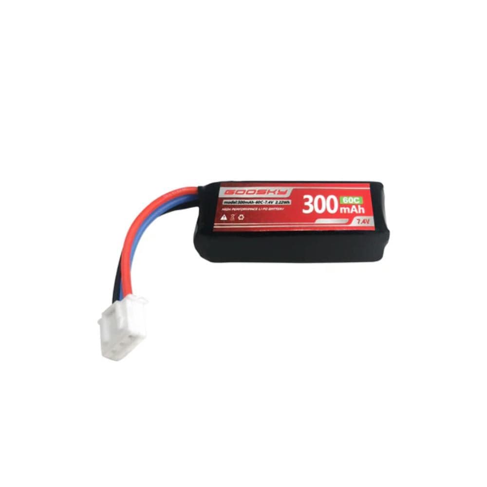 Goosky S1 7.4v 2S 300mAh 60C LiPo Battery -XHR for fpv drones 1