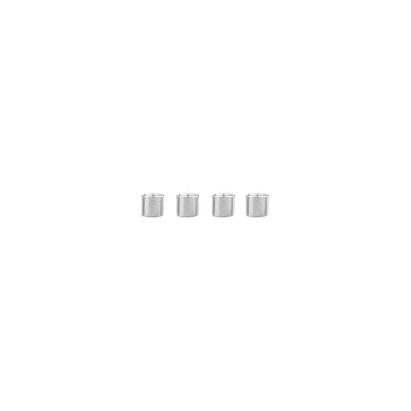 M3 Aluminium Standoffs (4 stuks) - ROND - 5mm - ZILVER for fpv drones