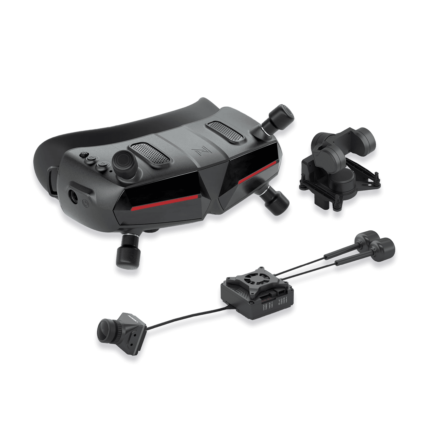 Walksnail Avatar HD Goggles X with GT kit and GM3 for fpv drones