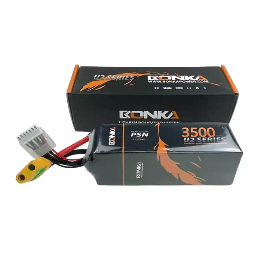 Bonka U2 Series 3500mAh 6S 22.2V 120C Long Range/Cinelifter Lipo Battery - XT90 for fpv drones 1