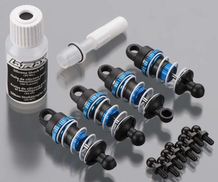 Traxxas 7560X LaTrax Rally Shocks Alumiunum Assembled w / Springs (4) for fpv drones