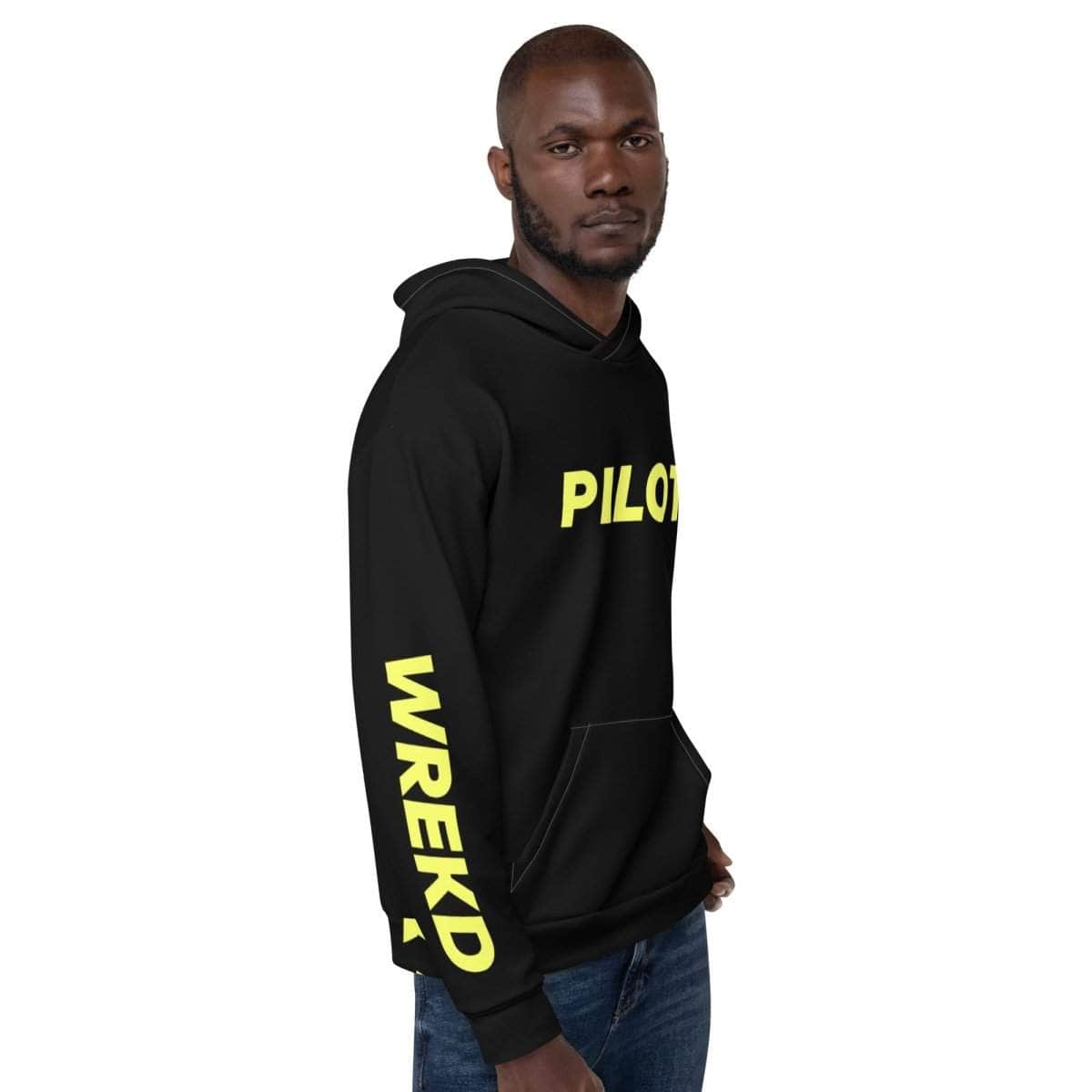 WREKD Drone Racing Unisex Hoodie - Black for fpv drones 7