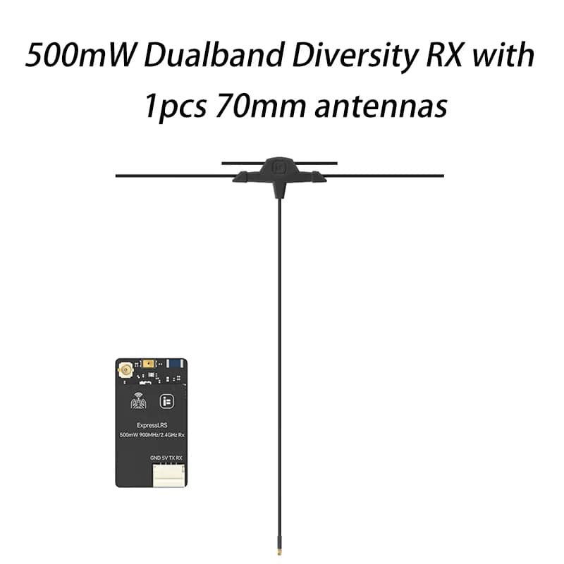 iFlight ExpressLRS ELRS Dual Band Receiver 100mW 500mW for fpv drones 7