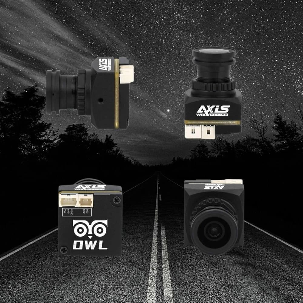 Axisflying OWL Black Light CVBS Coaxial HD Module FPV Camera - 3.25 - Black for fpv drones 6