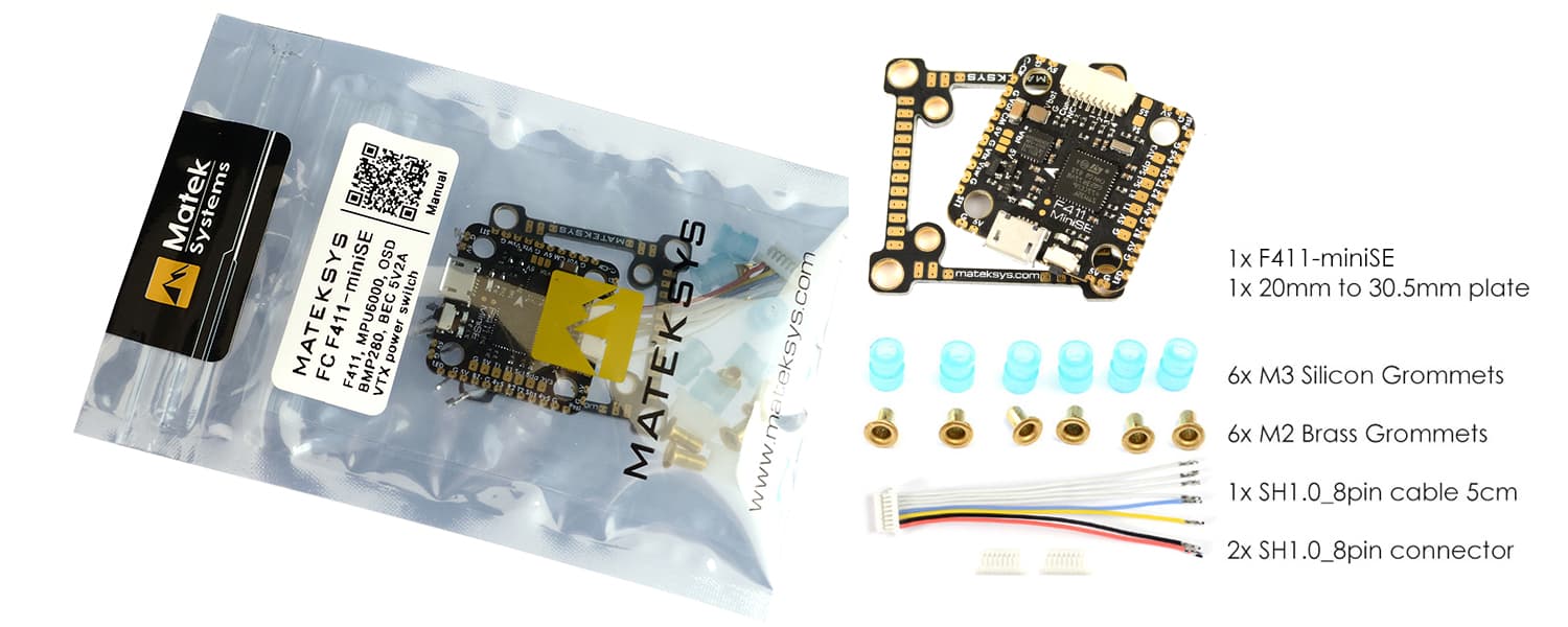 Matek Flight Controller F411-mini SE for fpv drones 2