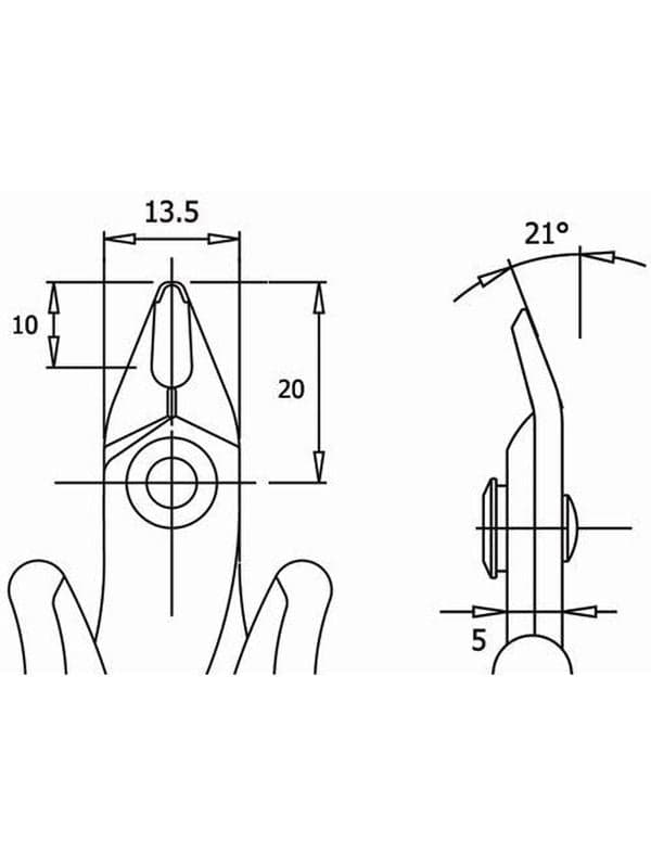 Piergiacomi TR25 Side Cutters for fpv drones 3