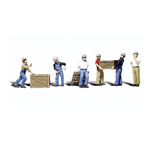 Woodland Scenics A2729 O Train Figures Dock workers for fpv drones
