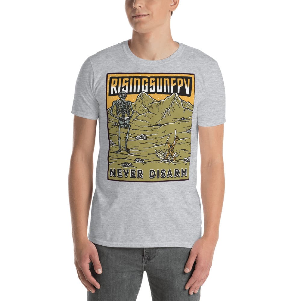 "NEVER DISARM" - Shirt for fpv drones 3