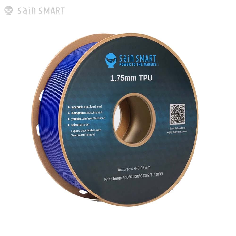 SainSmart TPU Filament for FPV - 1.75mm 1KG - BLAUW for fpv drones 1