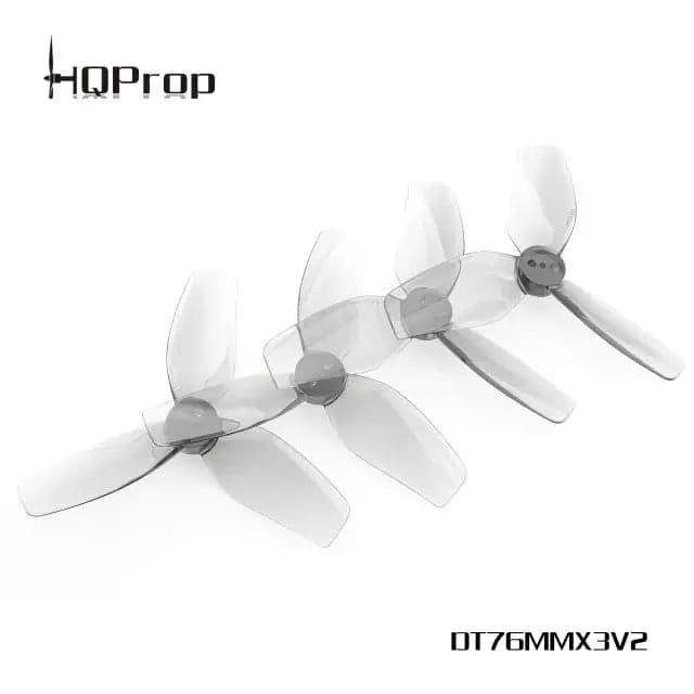 HQProp DT76MMX3 V2 for Cinewhoop (2CW+2CCW)-Poly Carbonate for fpv drones