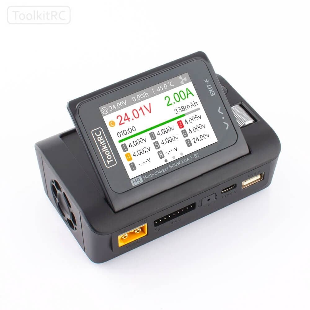 ToolkitRC M9 1-8S LiPo Acculader for fpv drones 7