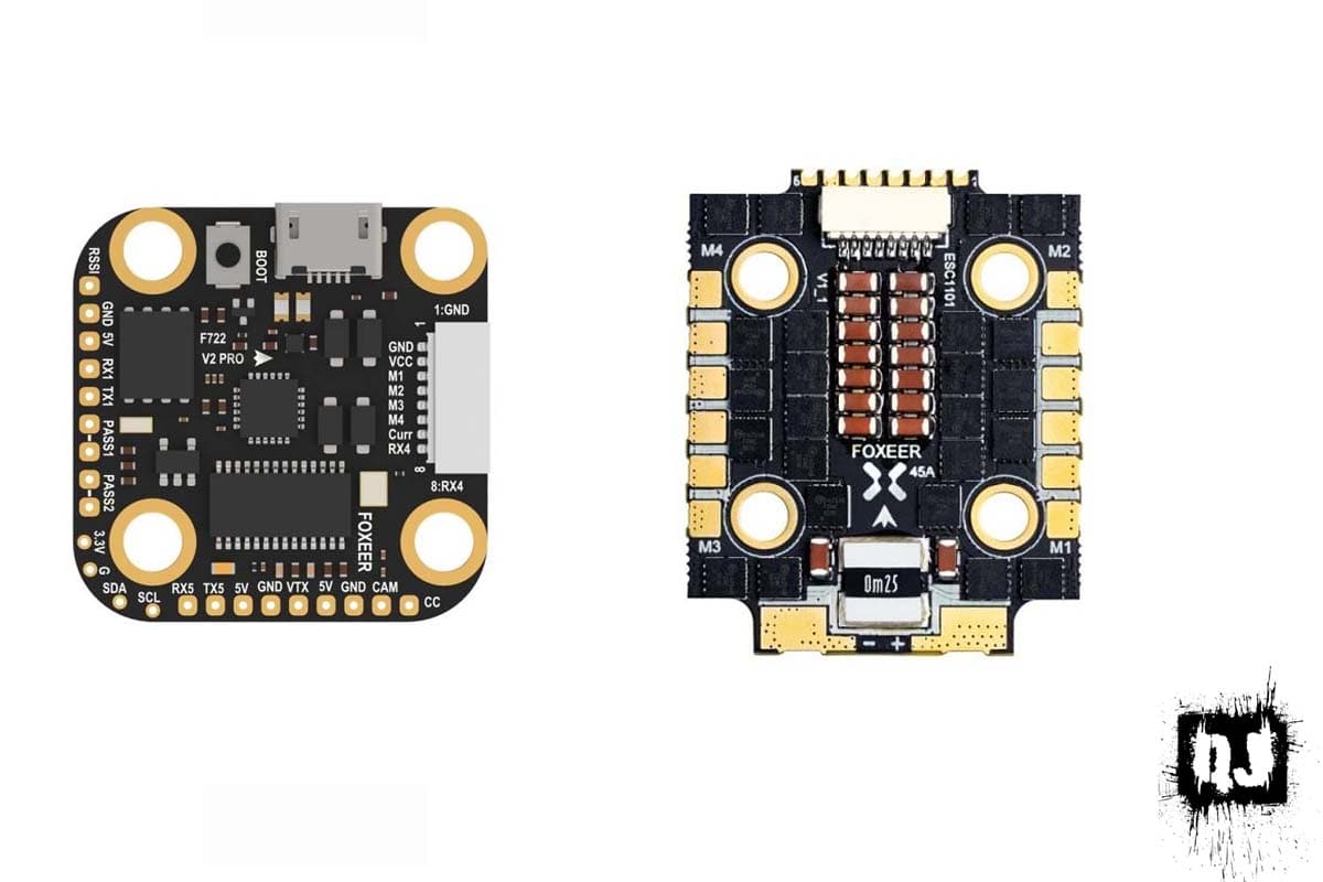 Foxeer Reaper Stack Mini  H7 Mini MPU6000 8S FC & Mini Reaper 128K 45A BL32 ESC for fpv drones