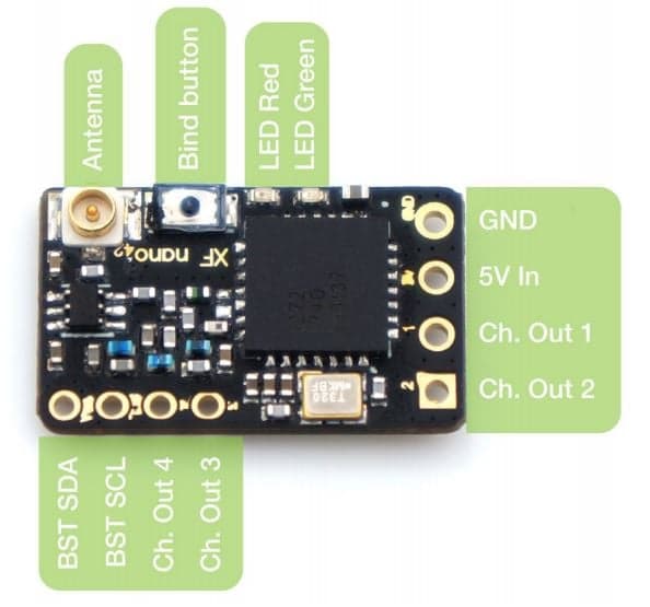 TBS Crossfire Nano RX for fpv drones 9