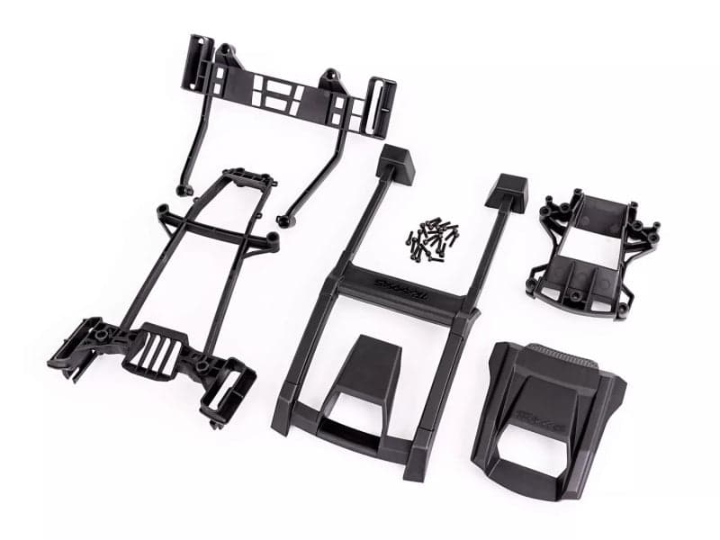 Traxxas 7813, Body Support Front Mount & Rear Latch, Roof/Hood/Skid Pads For XRT for fpv drones