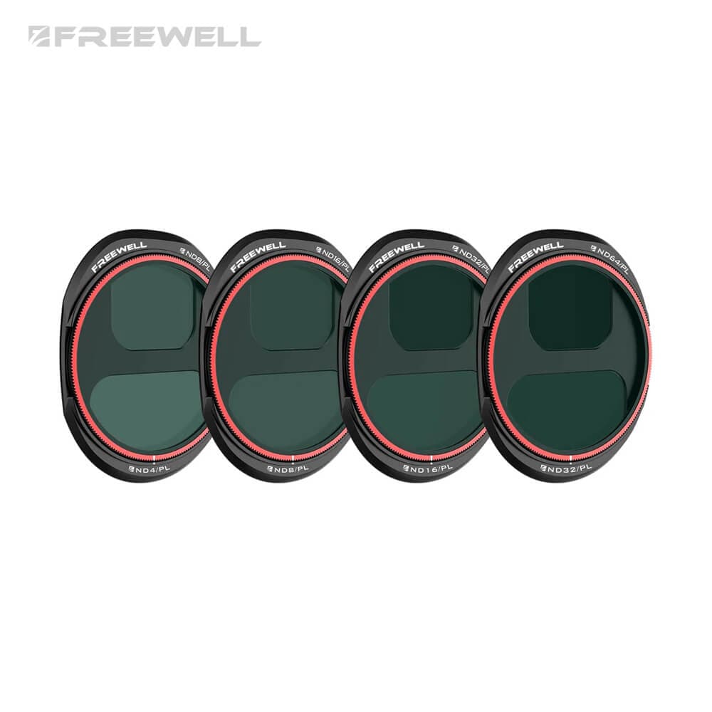 Freewell Bright Day Split ND/PL Filters (4-pack) voor DJI Mavic 4 Pro for fpv drones