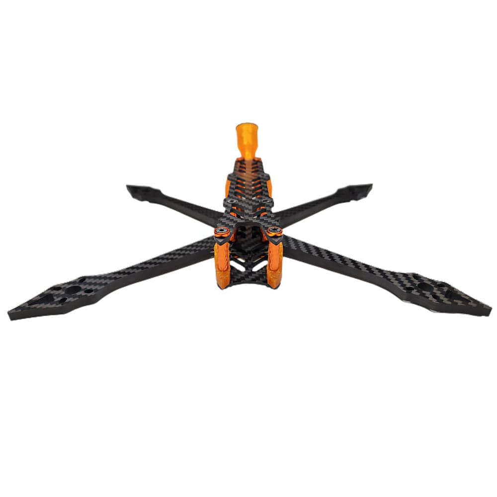 Quadifier Diamondback HD DJI O3 5" Freestyle Frame - Orange Hardware and TPU (REV. 2) for fpv drones 5