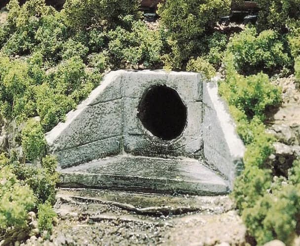 Woodland Scenics C1262 HO Scale Two Concrete Culverts for fpv drones