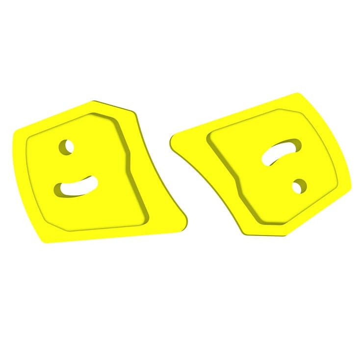 GEPRC Mark5 O3 camera mount 3D print TPU yellow for fpv drones