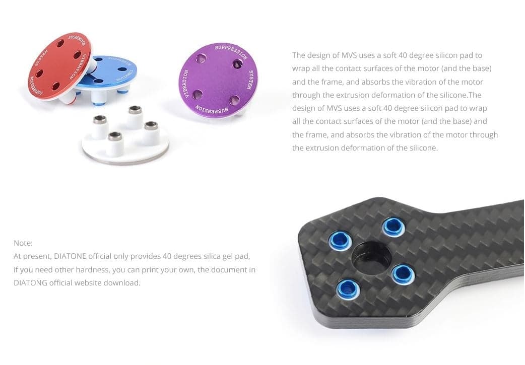 Soft Motor Damping System (anti vibration mount) for fpv drones 33