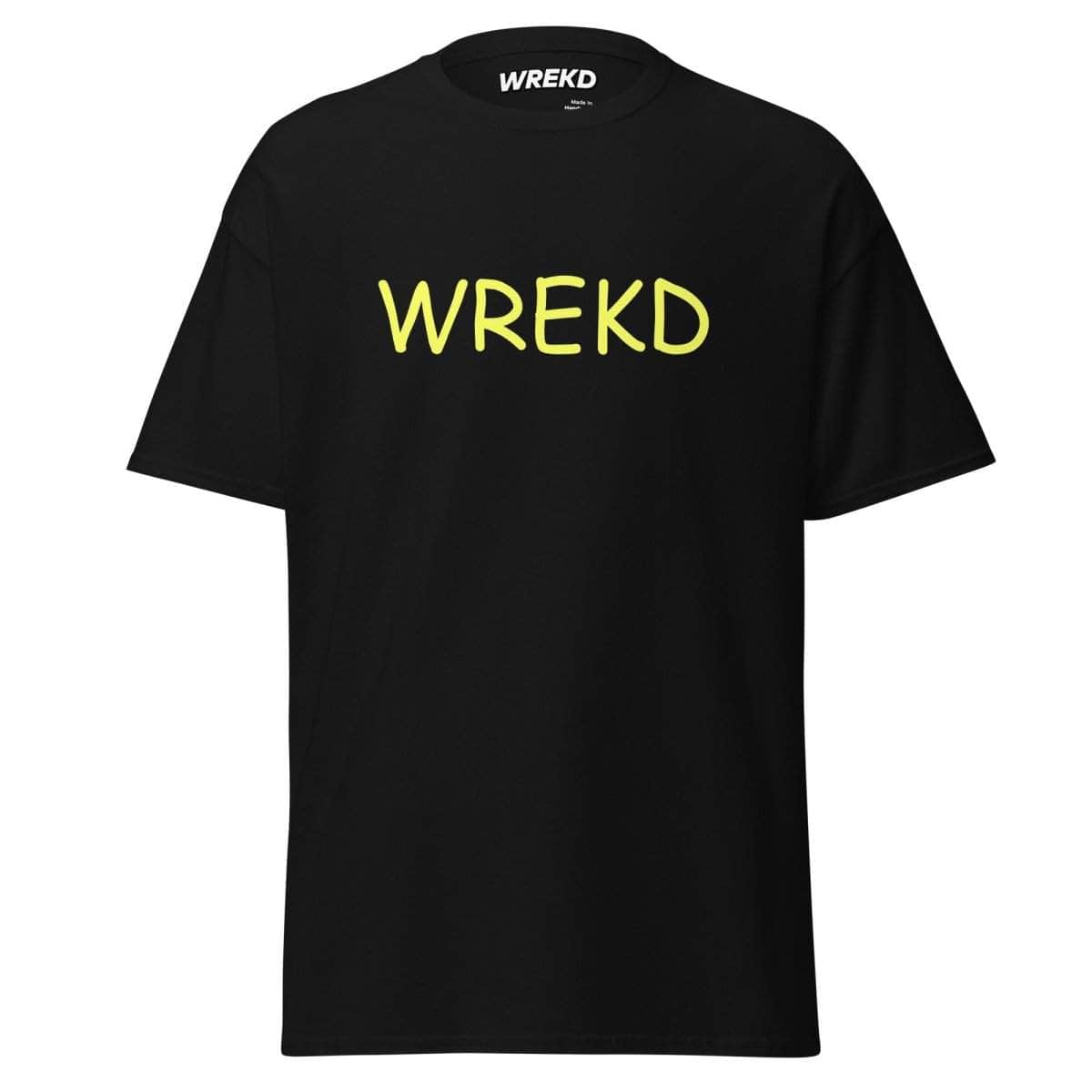 WREKD Comic Sans Tee for fpv drones