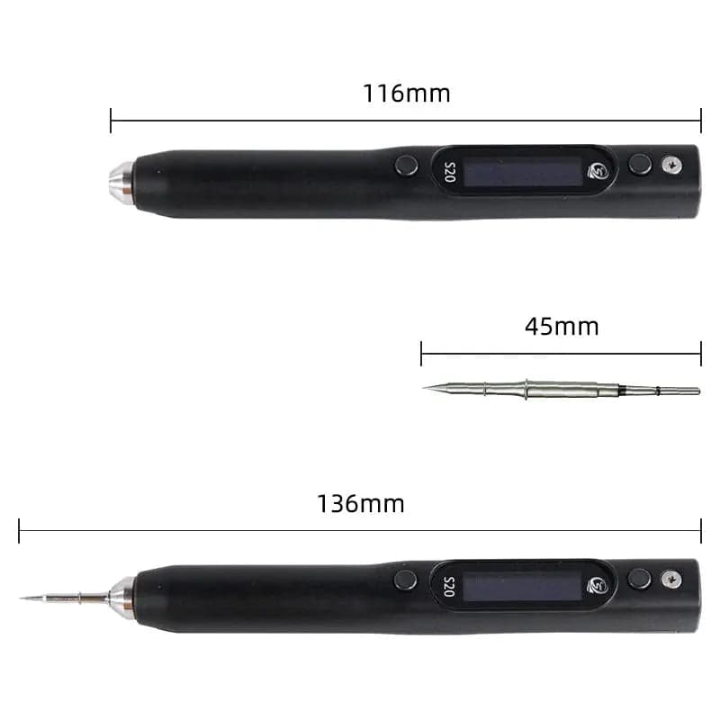 SEQURE S20 Nano Electric Soldering Iron with I tip US for fpv drones 3