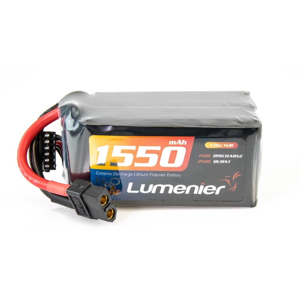 Lumenier N2O Extreme 1550mAh 4s 150c Lipo Battery - 14.8 Volt (4 Cell) for fpv drones 3