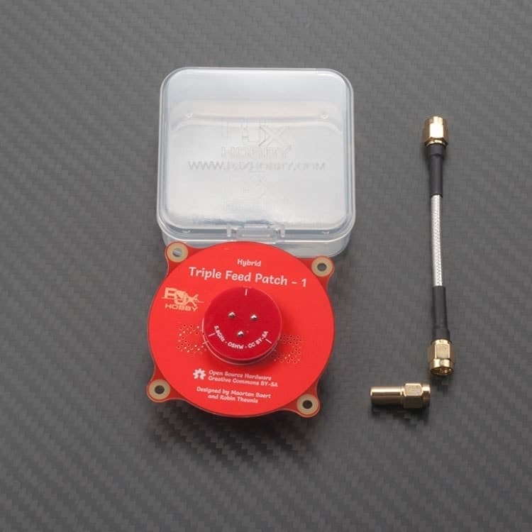 Triple Feed Patch Antenna SMA 9.4db (with 50ohm  dummy load) for fpv drones 2