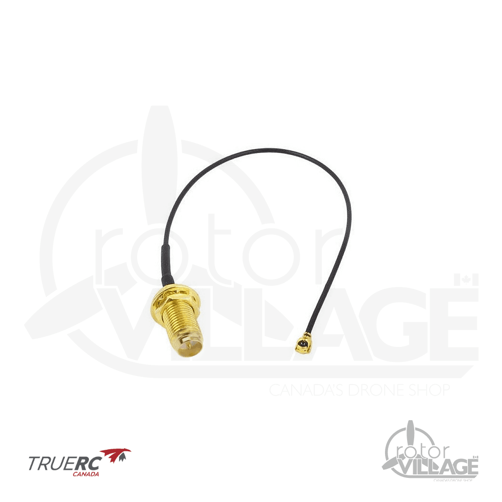 TrueRC UFL to RP-SMA Female Adapter Pigtail for fpv drones
