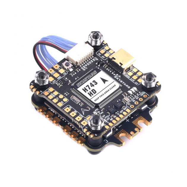 Skystars H7 Dual Gyro + AM60 AM32 stack for FPV drones