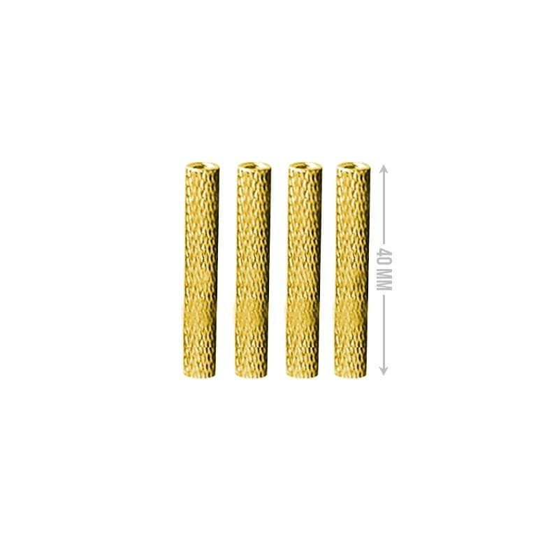 M3 Aluminium Standoffs (4 stuks) - GEKARTELD - 40mm - GOUD for fpv drones 2