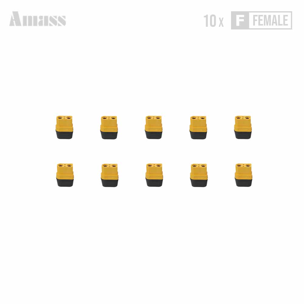 XT90I Connector - FEMALE - 10 STUKS for fpv drones