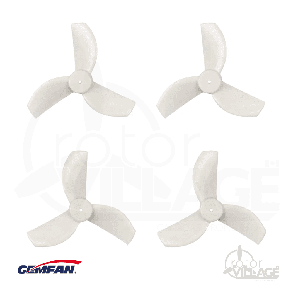 Gemfan 35mm Durable (1mm HUB) Tri-Blade Prop (4CW+4CCW) for fpv drones 1