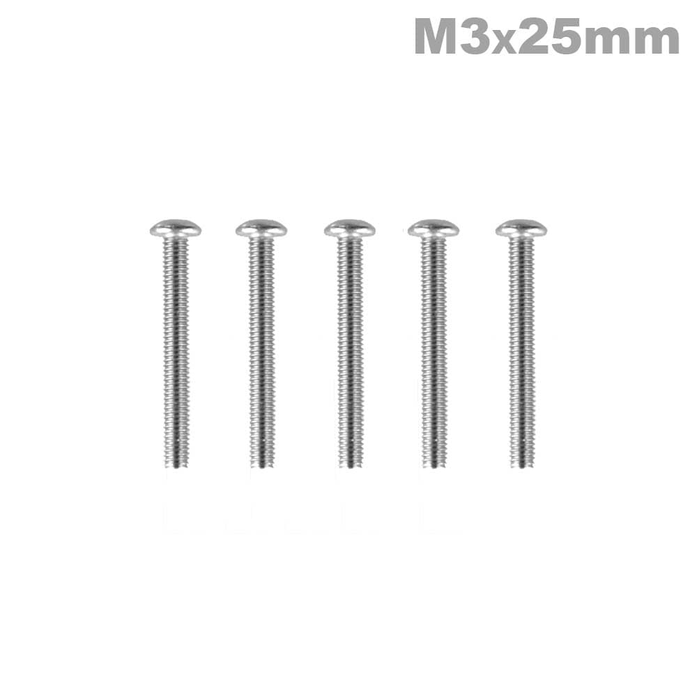 M3x25mm Bolkop Schroef RVS (5 stuks) for fpv drones