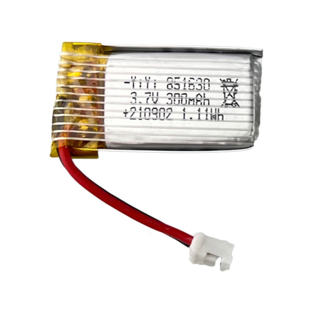 300mAh 3.7V 1S LiPo Accu - JST-PH 2.0  for fpv drones 1