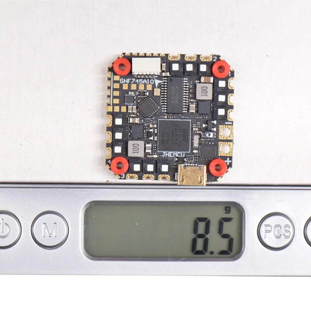 JHEMCU GHF745 F7 HD 3-6S AIO Whoop/Toothpick Flight Controller (w/ 50A AM32 4in1 ESC) for fpv drones 3