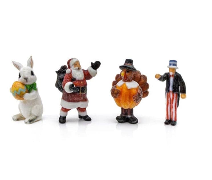 Woodland Scenics A2868 Find Me Figures Holiday Figures - HO Scale (4PK) for fpv drones