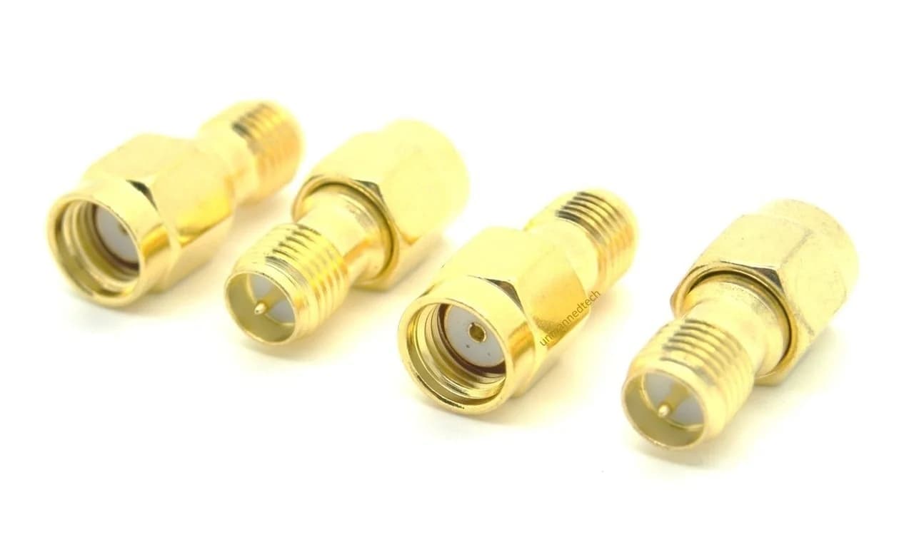 RP-SMA female to male plug adapter (Pack of 4) for fpv drones 1