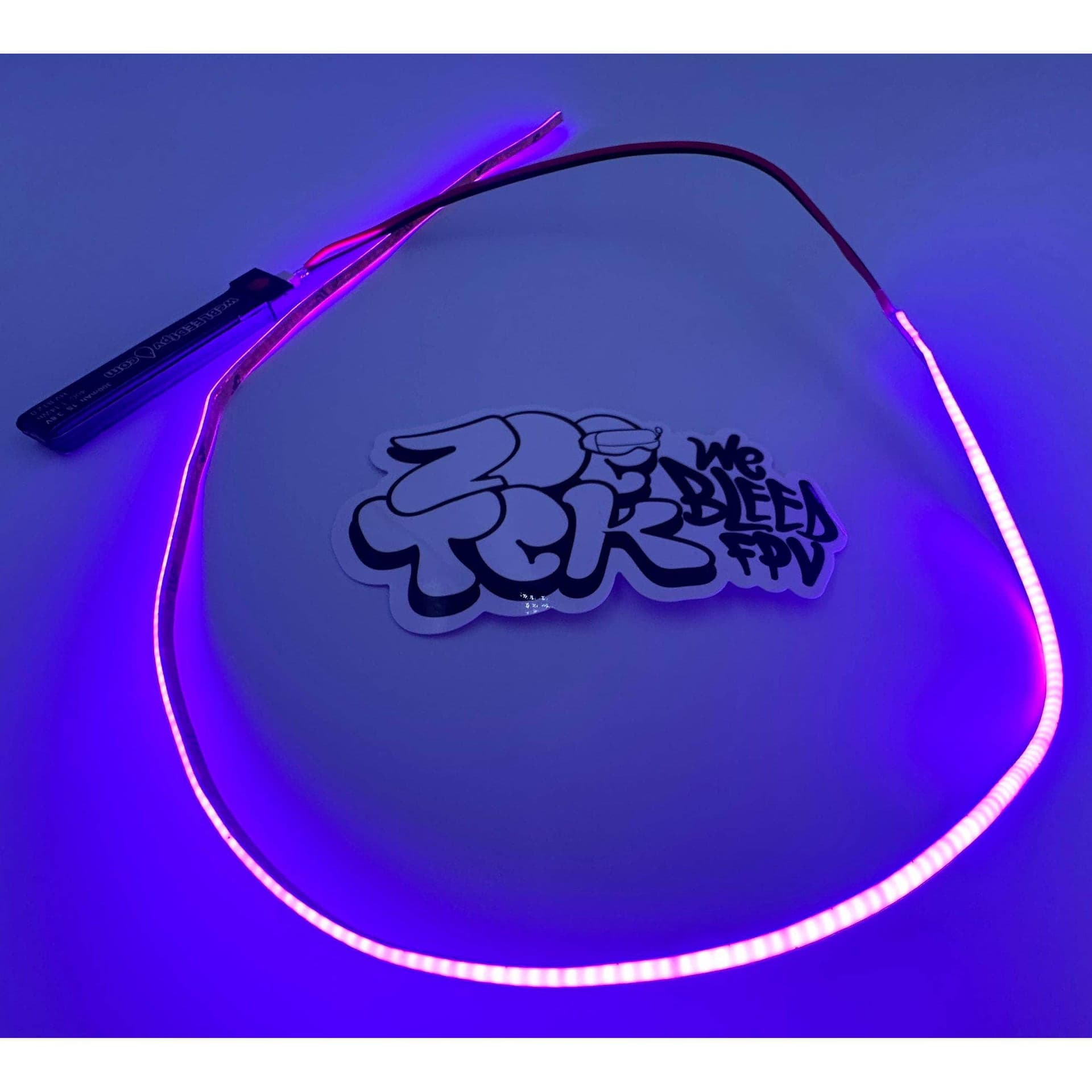 2.7MM WIDE - 5V COB LED WHOOP Light STRIP .5m / 1.65' / 19.6" Length for fpv drones 5