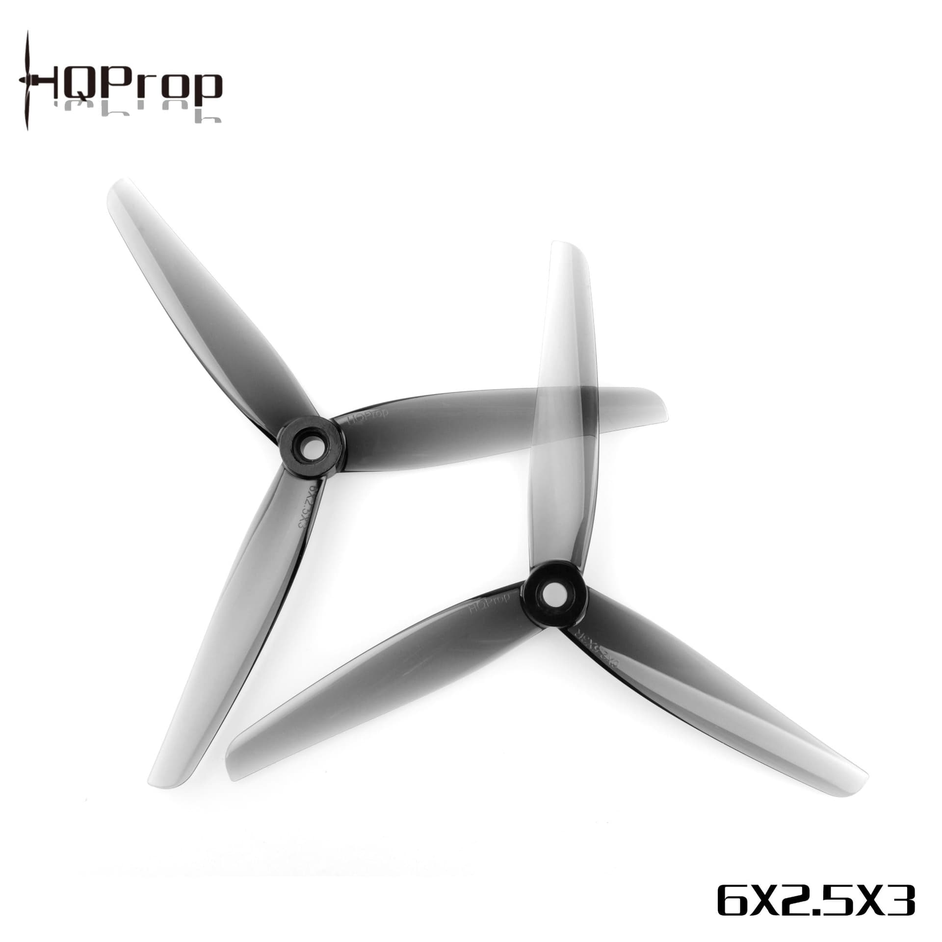 HQProp 6X2.5X3 Light Grey (2CW+2CCW)-Poly Carbonate for fpv drones 2