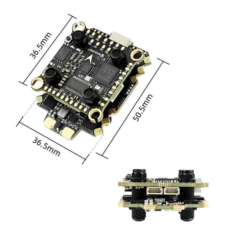 Sequre H743 & E70 G1 4-8S 20x20 Stack/Combo (H743 MPU6000 FC / 70A 128K ESC) for fpv drones 6