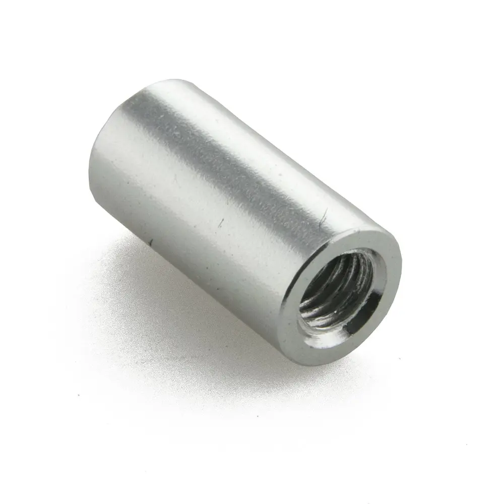 M3 x 10mm Aluminum Threaded Spacers Pack of 10 - Black