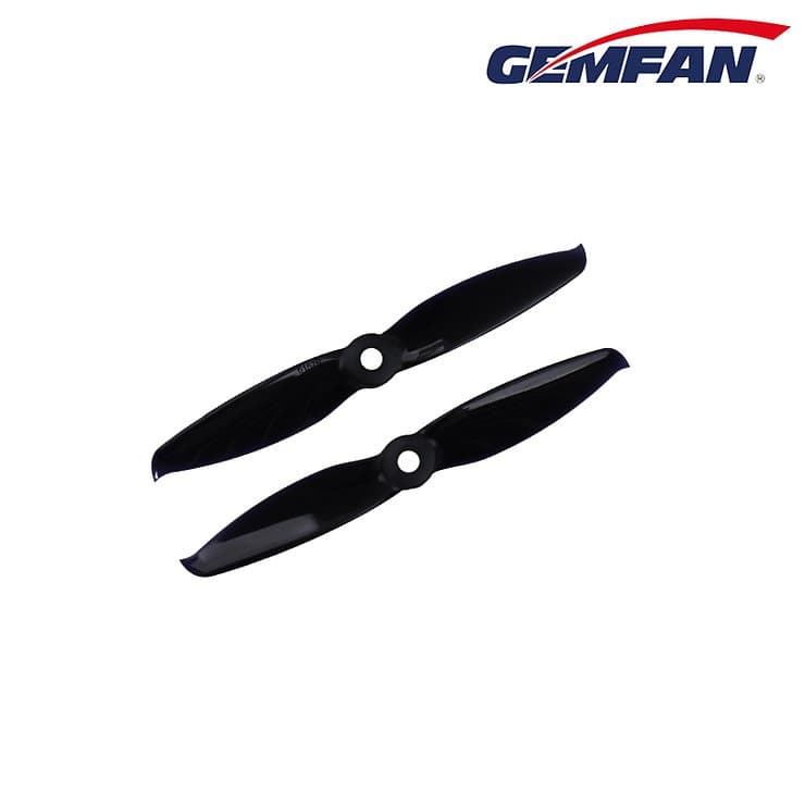 Gemfan 5152 5.1x5.2 Flash 2-Blade Propeller - Black (2xCW, 2xCCW) 5 Inch