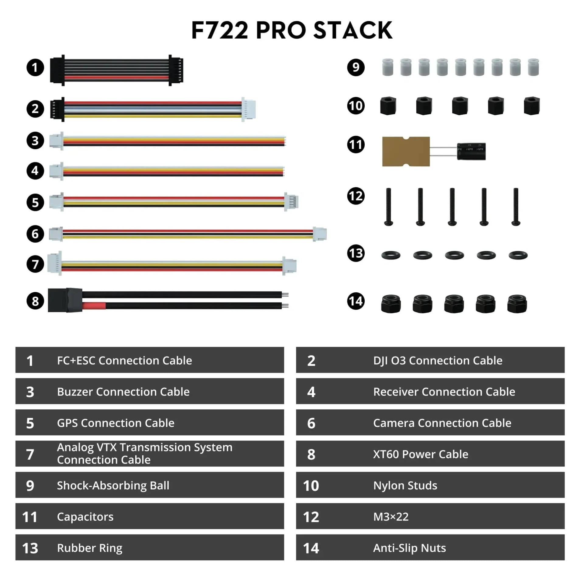 Flywoo GOKU F722 Pro V2 55A 32Bit 128K 30X30 Stack for fpv drones 1
