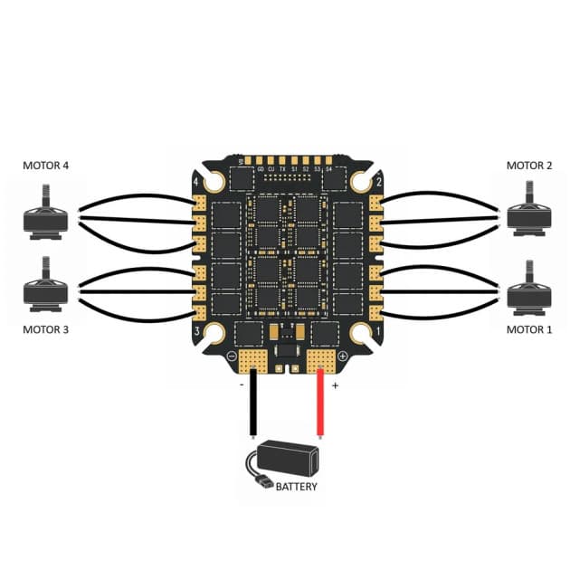 Pilotix 80A AM32 8S ESC for drones for fpv drones 6